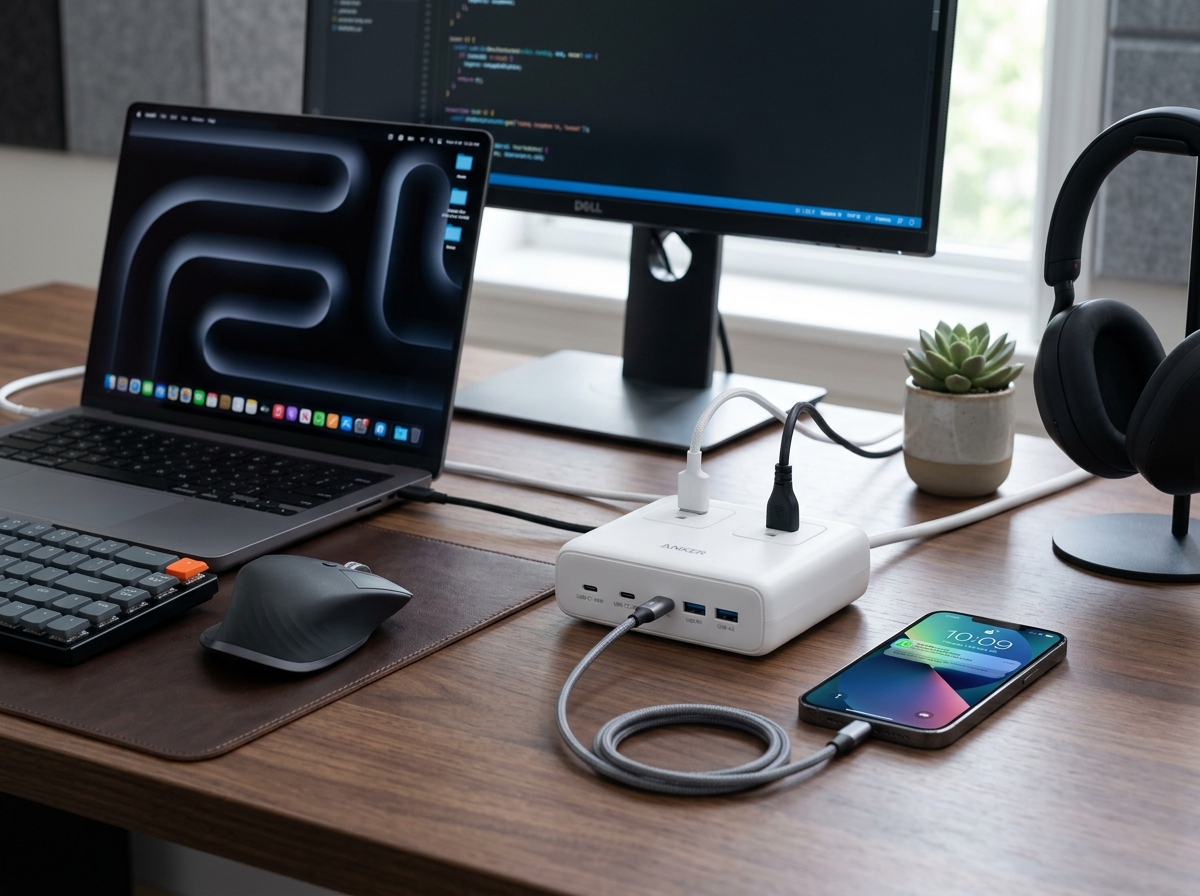 Anker Charging Station (615 Strip) 電源タップ一体型